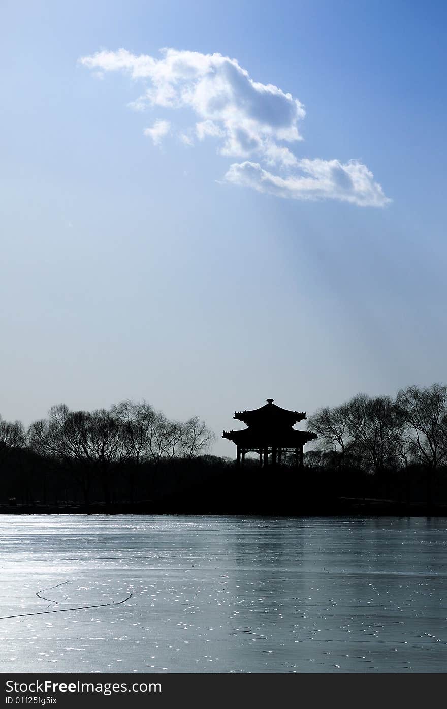 The Summer Palace in winter