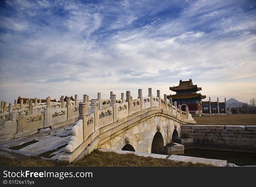 The east tombs of qing dynasty. The east tombs of qing dynasty