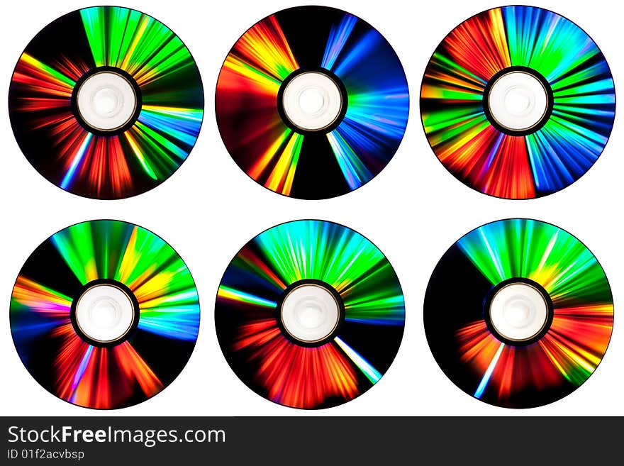 Dvd Disc Isolated On White