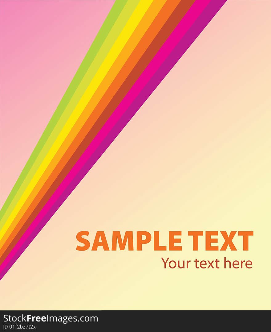 Abstract colorful background with rainbow. Include additional format EPS v.8 (Adobe Illustrator).