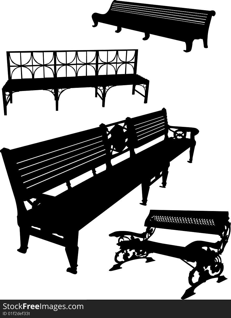 Four Bench Set