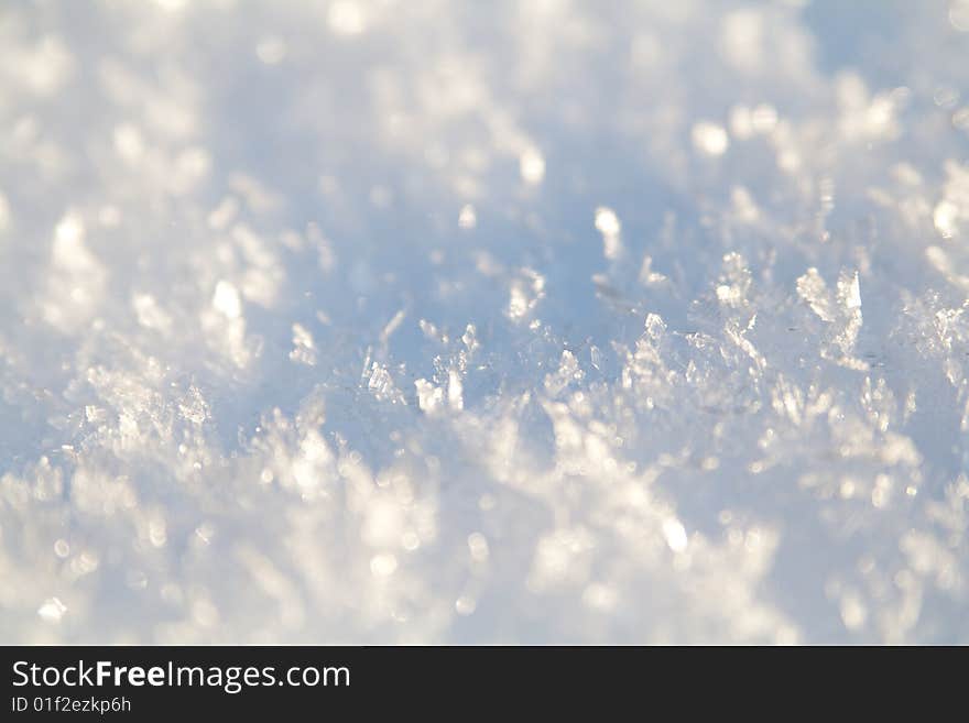 Snowfall whites snowflakes recumbent underfoot. Snowfall whites snowflakes recumbent underfoot