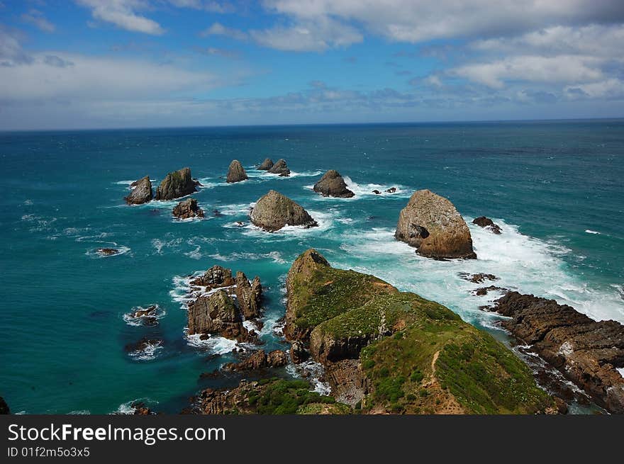 Rocks in the sea