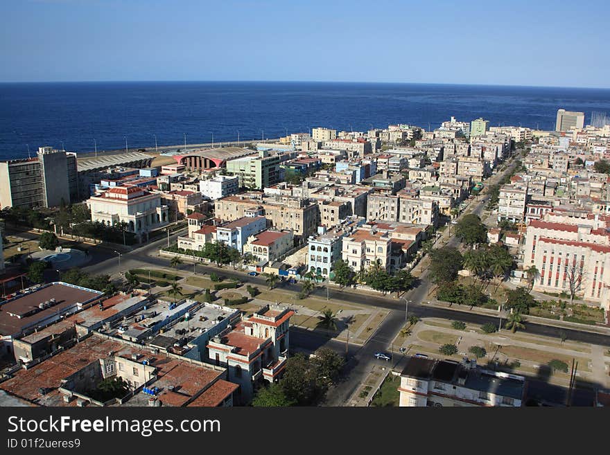 Havana view from a tall building (II)