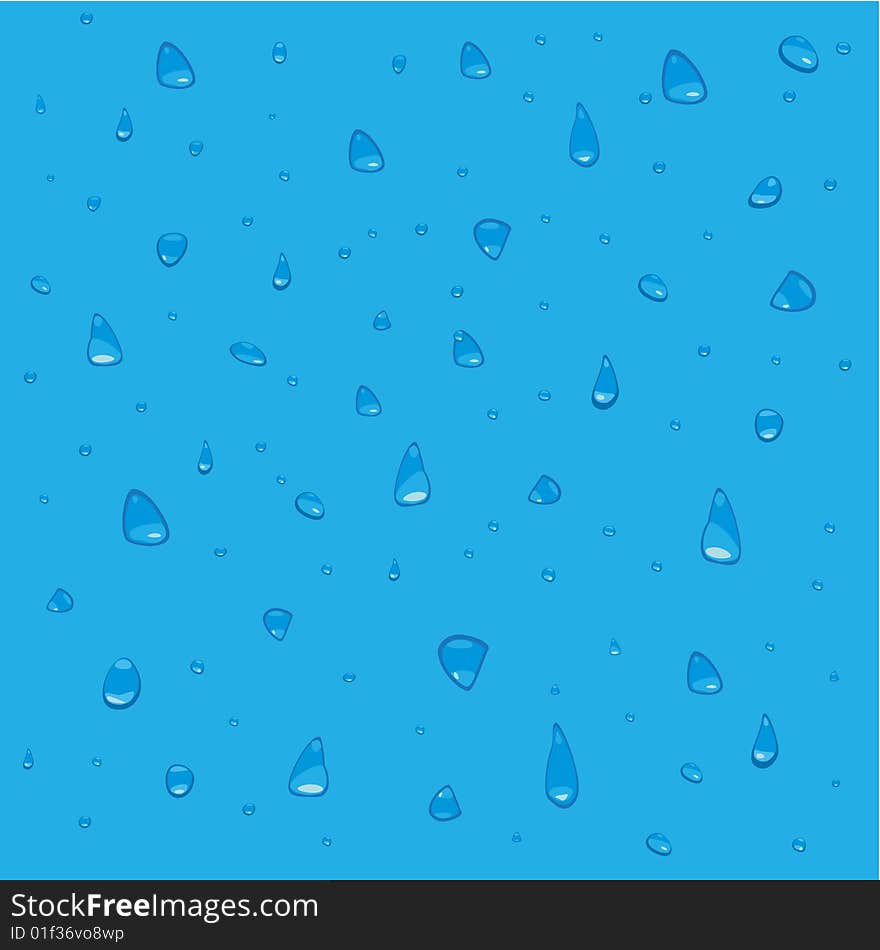 An illustration of water drop background