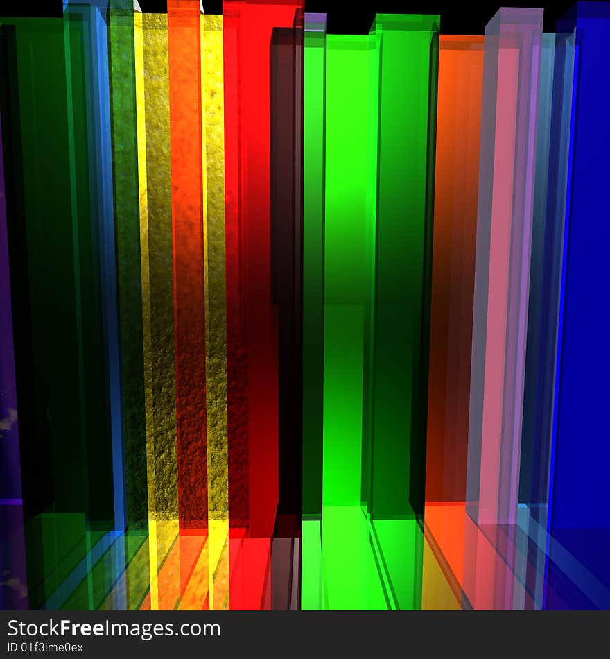 The schedule of the color prisms