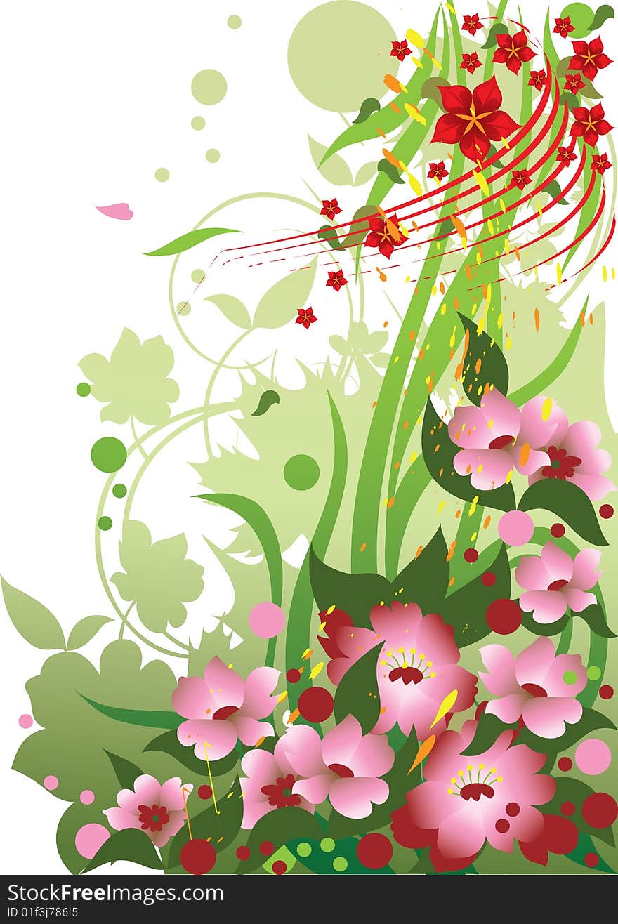 This illustration depicts beautiful plants. This illustration depicts beautiful plants