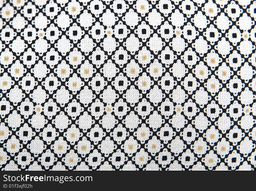 Closeup of patterned silk cloth. Closeup of patterned silk cloth