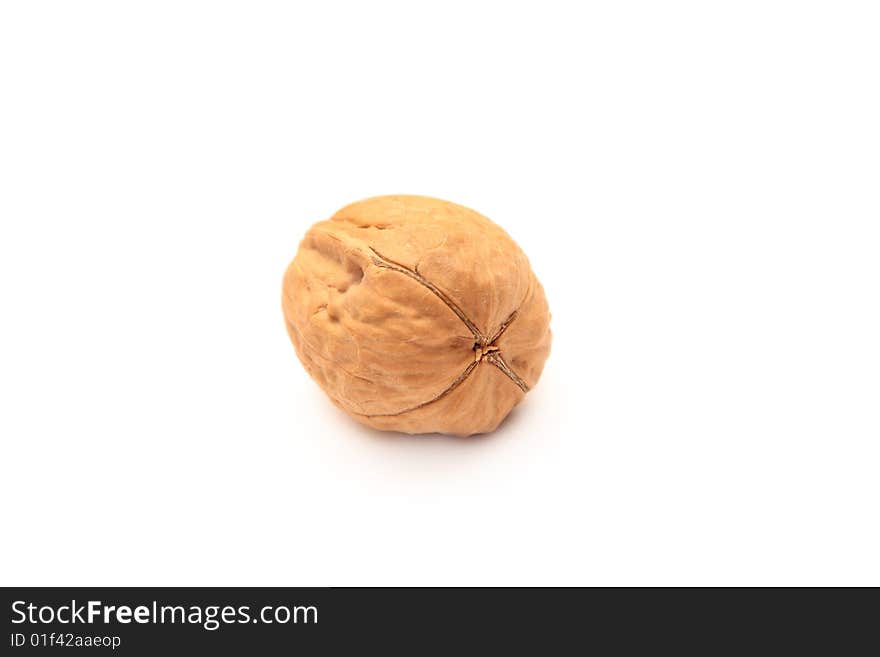 Walnut isolated on white background