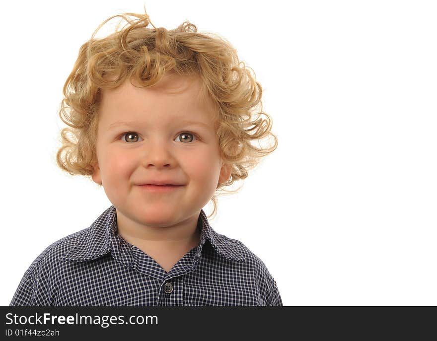 Very Cute Image of a Young Boy Isolated. Very Cute Image of a Young Boy Isolated