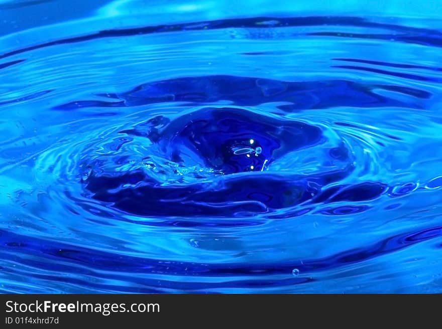 Water. Splash of water. Macro. Background.