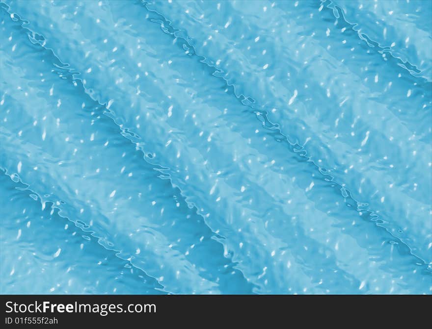 Illustration of blue icy background