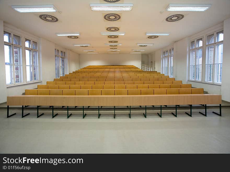 Empty classroom