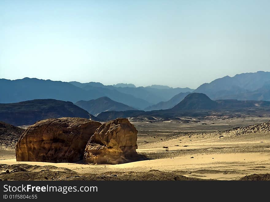 Landscape in the Sinai,Egypt.