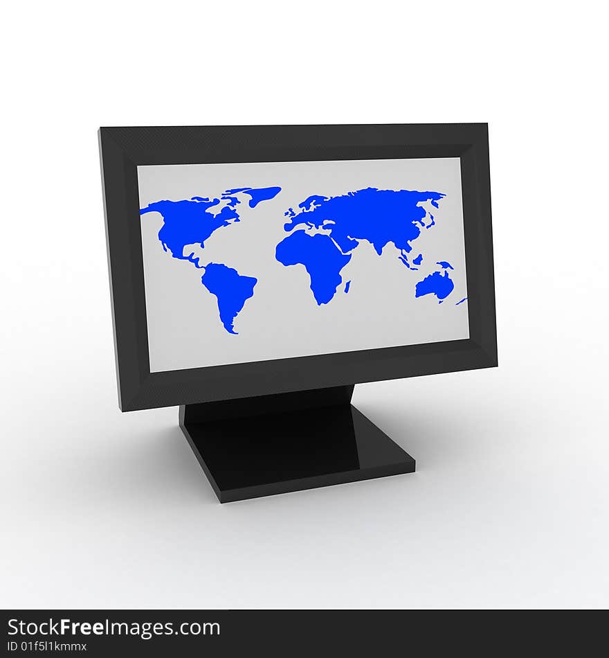 Monitor with earth