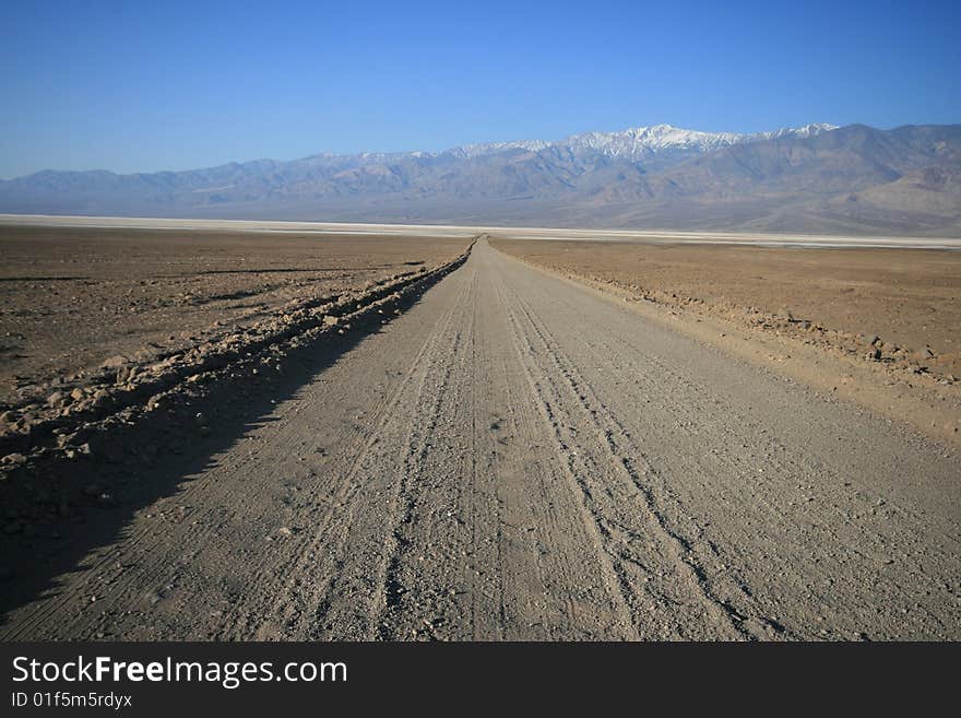 Desert Dirt Road, Death Valley