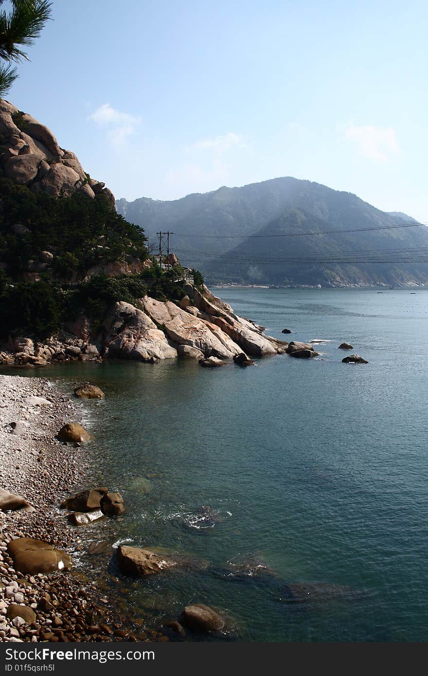 East of China, beautiful sea and slight wind for you to feel the nature.