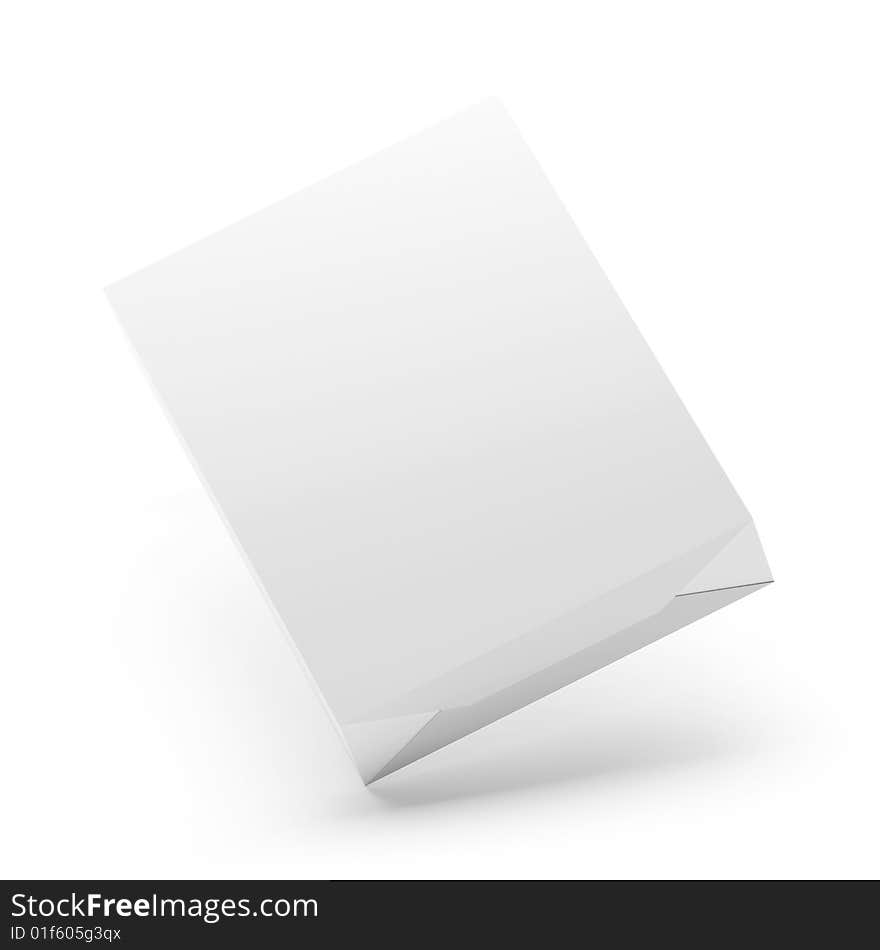 Paper Box on a white background