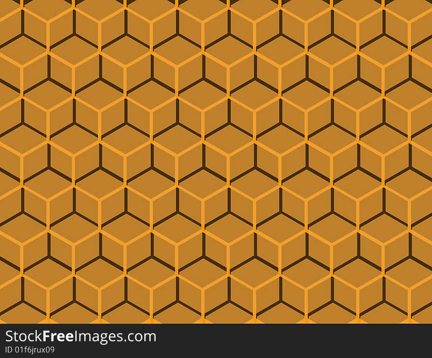 Textured fluorescent orange honeycomb background. Textured fluorescent orange honeycomb background.