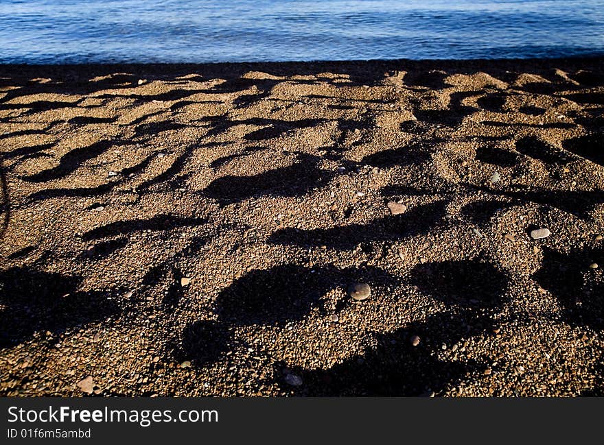 Late afternoon light on the gravel shore of Lake Superior. Late afternoon light on the gravel shore of Lake Superior.