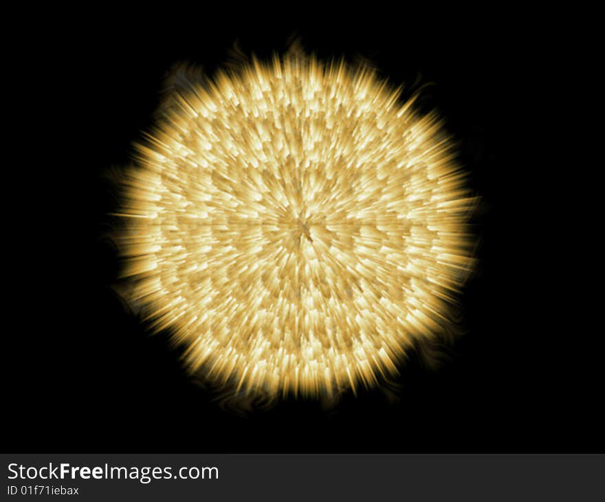 On the image planet explosion on a black background. On the image planet explosion on a black background