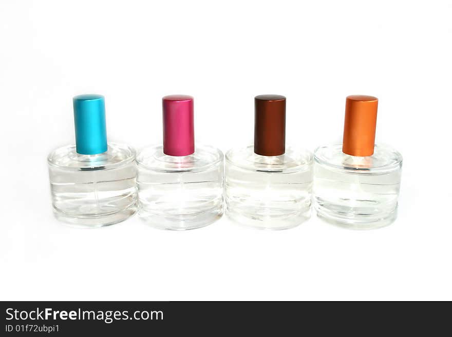 Perfumery isolated on a white background