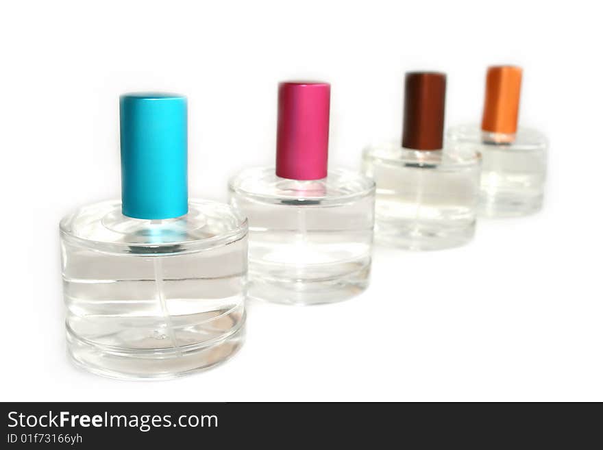 Perfumery isolated on a white background