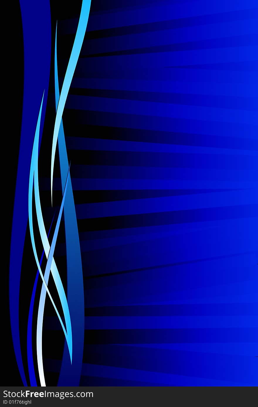 Vector illustration of Abstract Blue