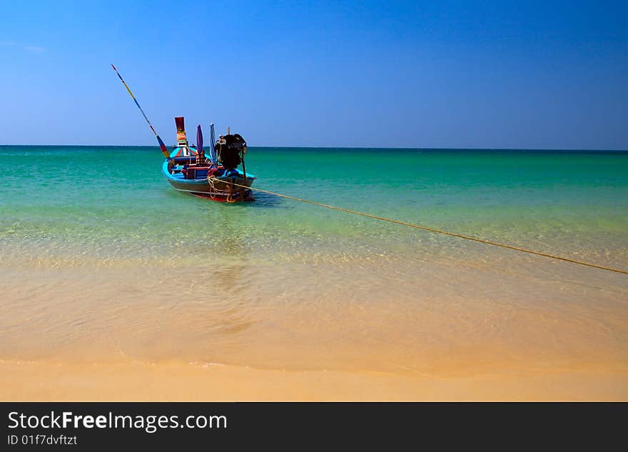 Boat, ocean and sky, Phuket