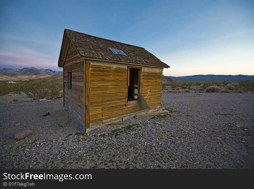 Shot near Death Valley in a ghost town. Shot near Death Valley in a ghost town