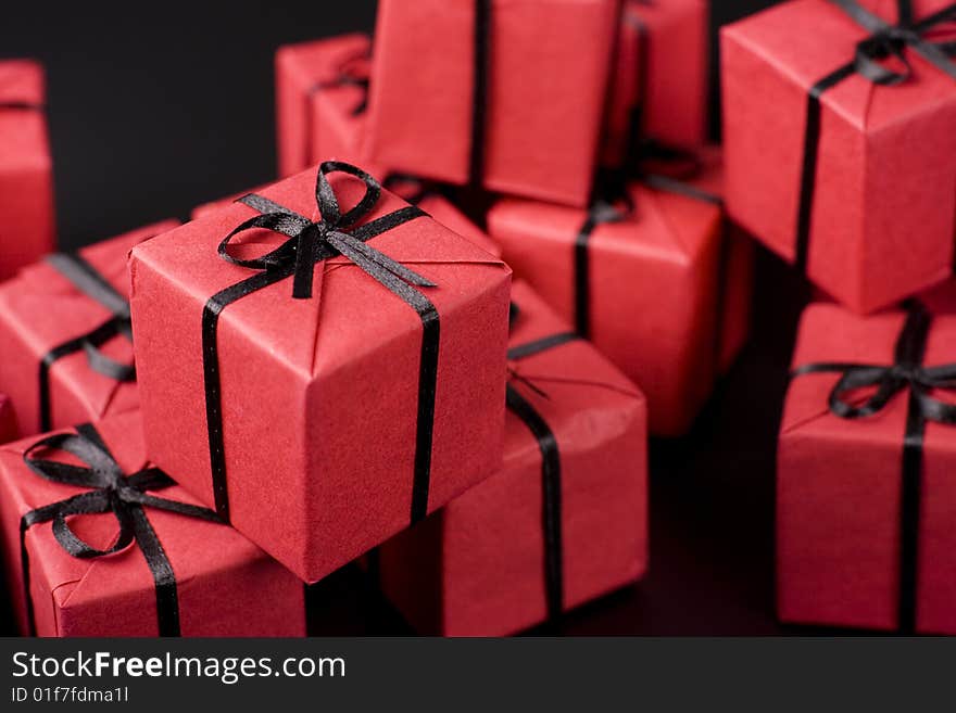 Red Gift Boxes