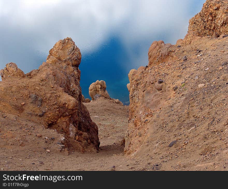 Volcano crater 04