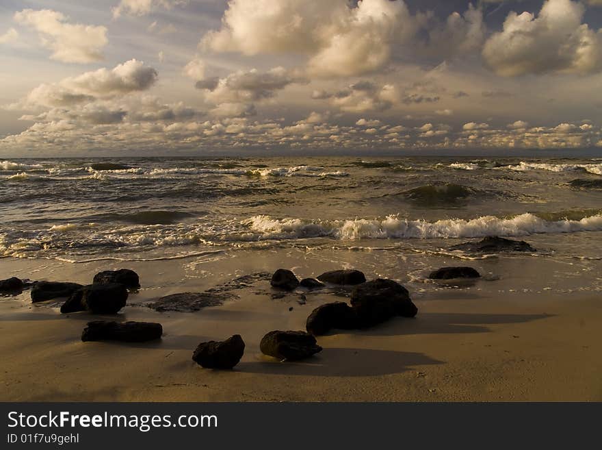 Sunset On The Beach