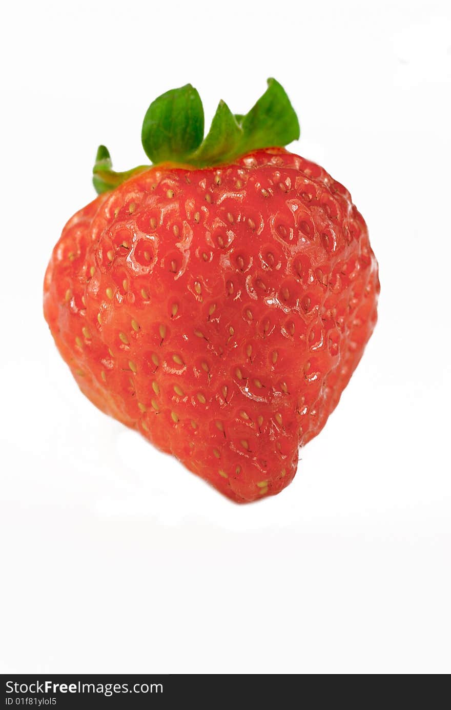 Strawberry isolated on white background