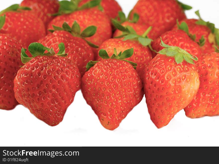 Strawberry isolated on white