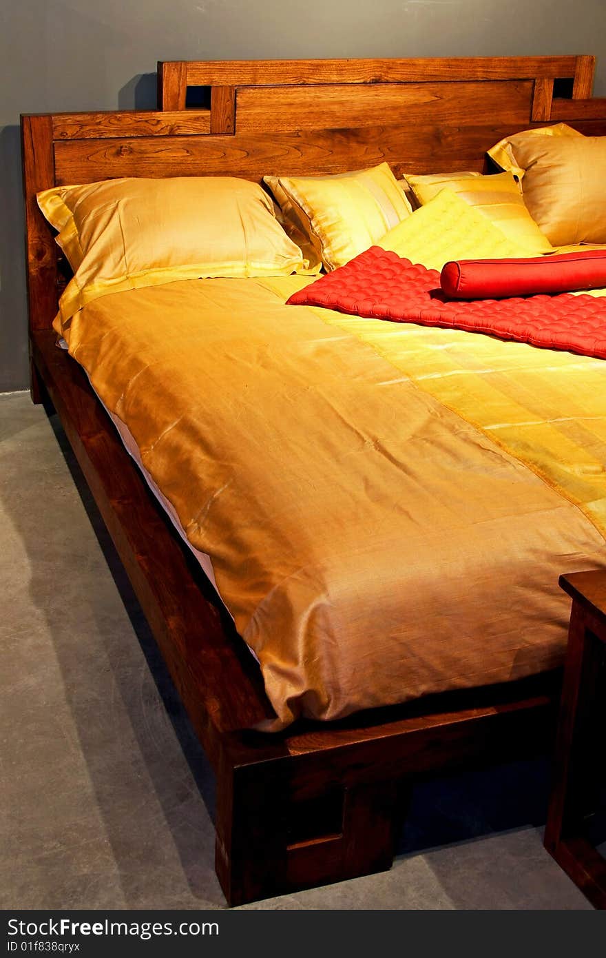 Wooden Bed