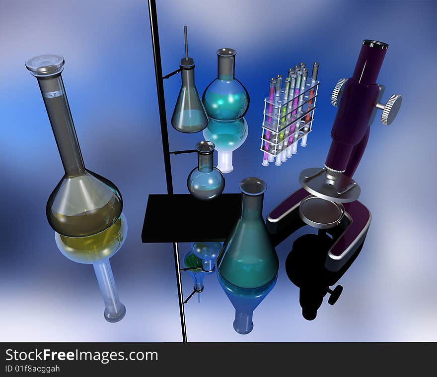 Chemical devices on a mirror surface. Chemical devices on a mirror surface