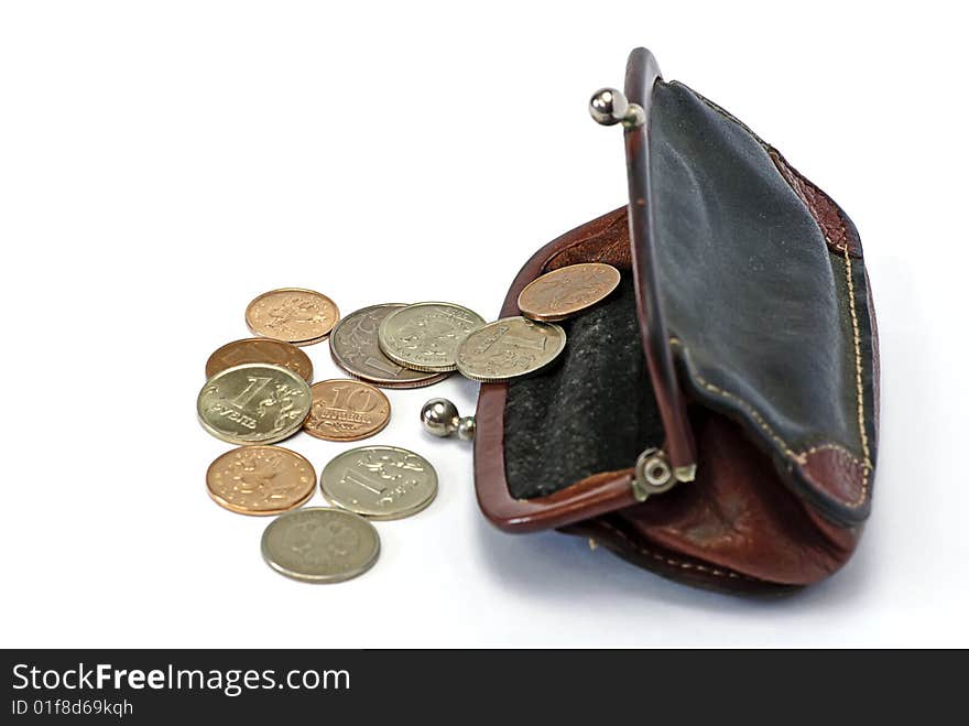 Change coin and purse