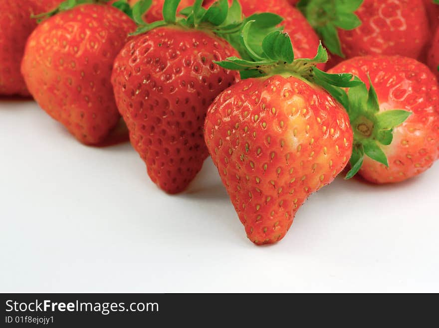 Strawberry isolated on white background