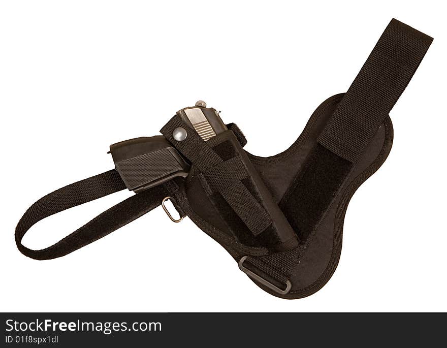 Gun In A Holster