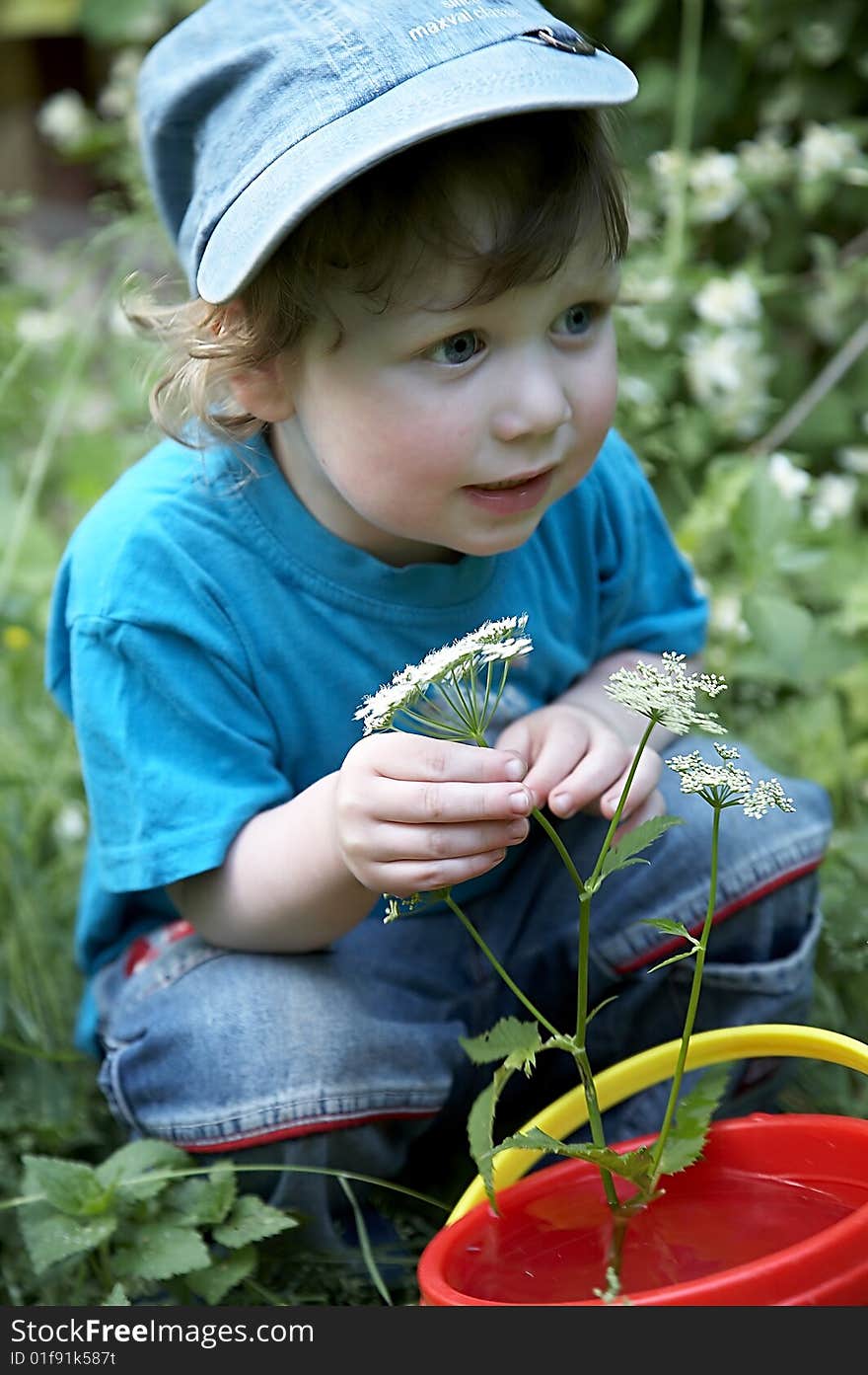 A Boy In The Garden