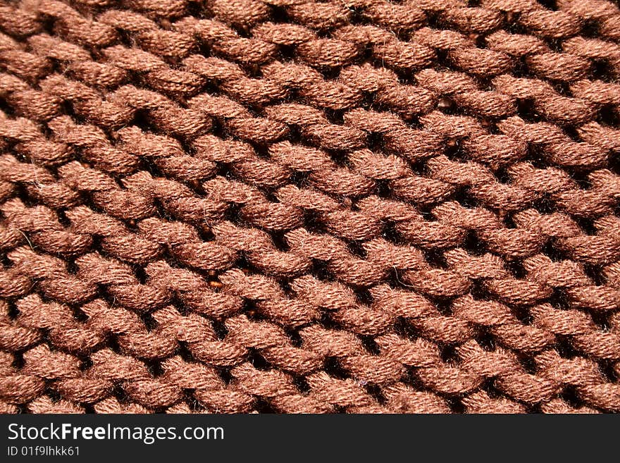 The brown wool texture