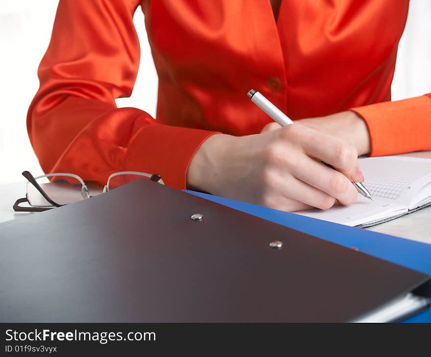 Businesswoman at office