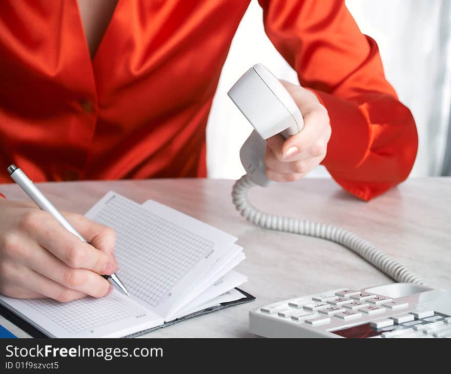 Businesswoman at office