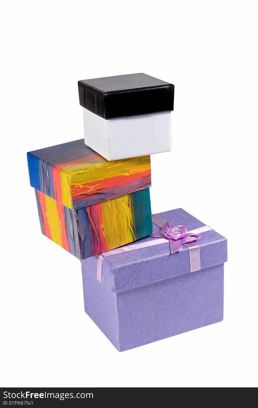 Stack Of Different Gift-boxes