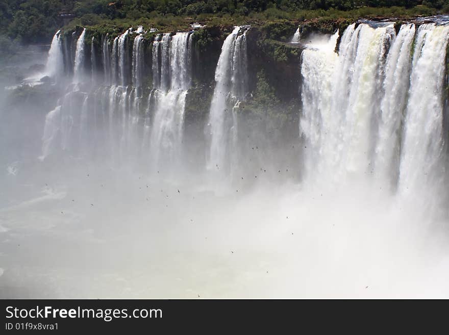 Powerful waterfall