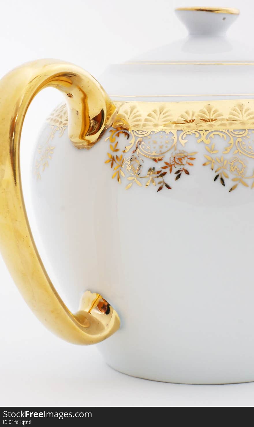 Ornate Teapot Handle