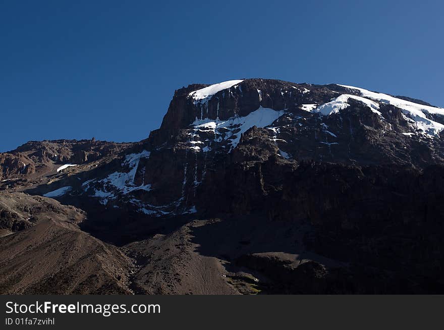 Southern Icefields viewed from Barranco Camp