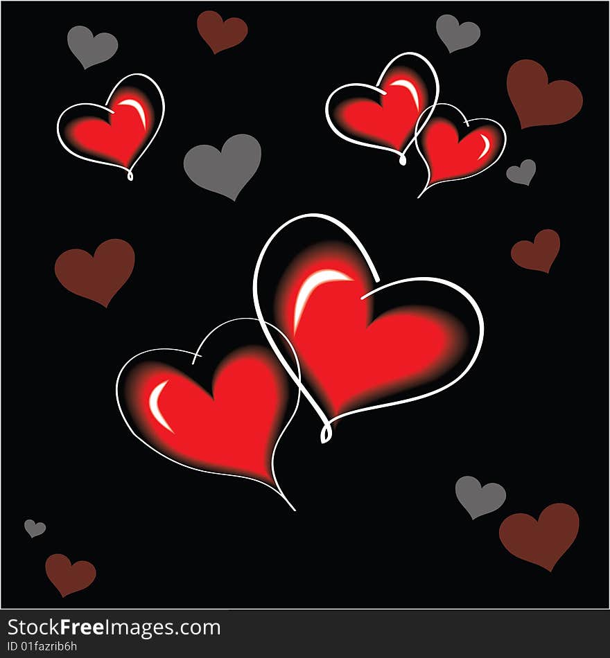 Abstract Heart Background