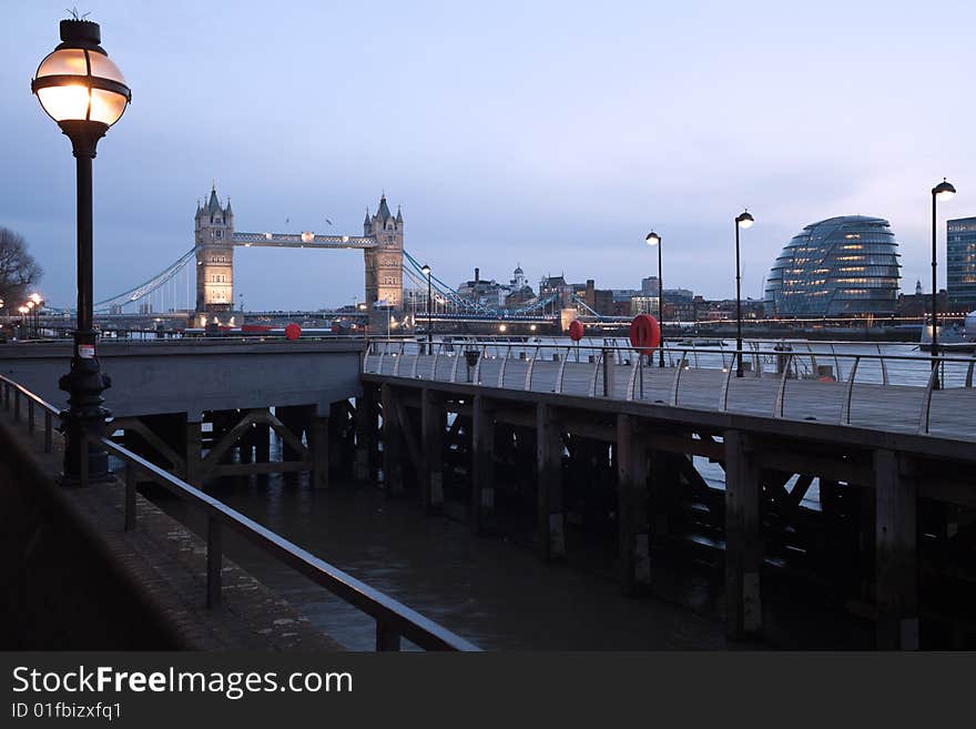 Tower Bridge and Riverside Platform